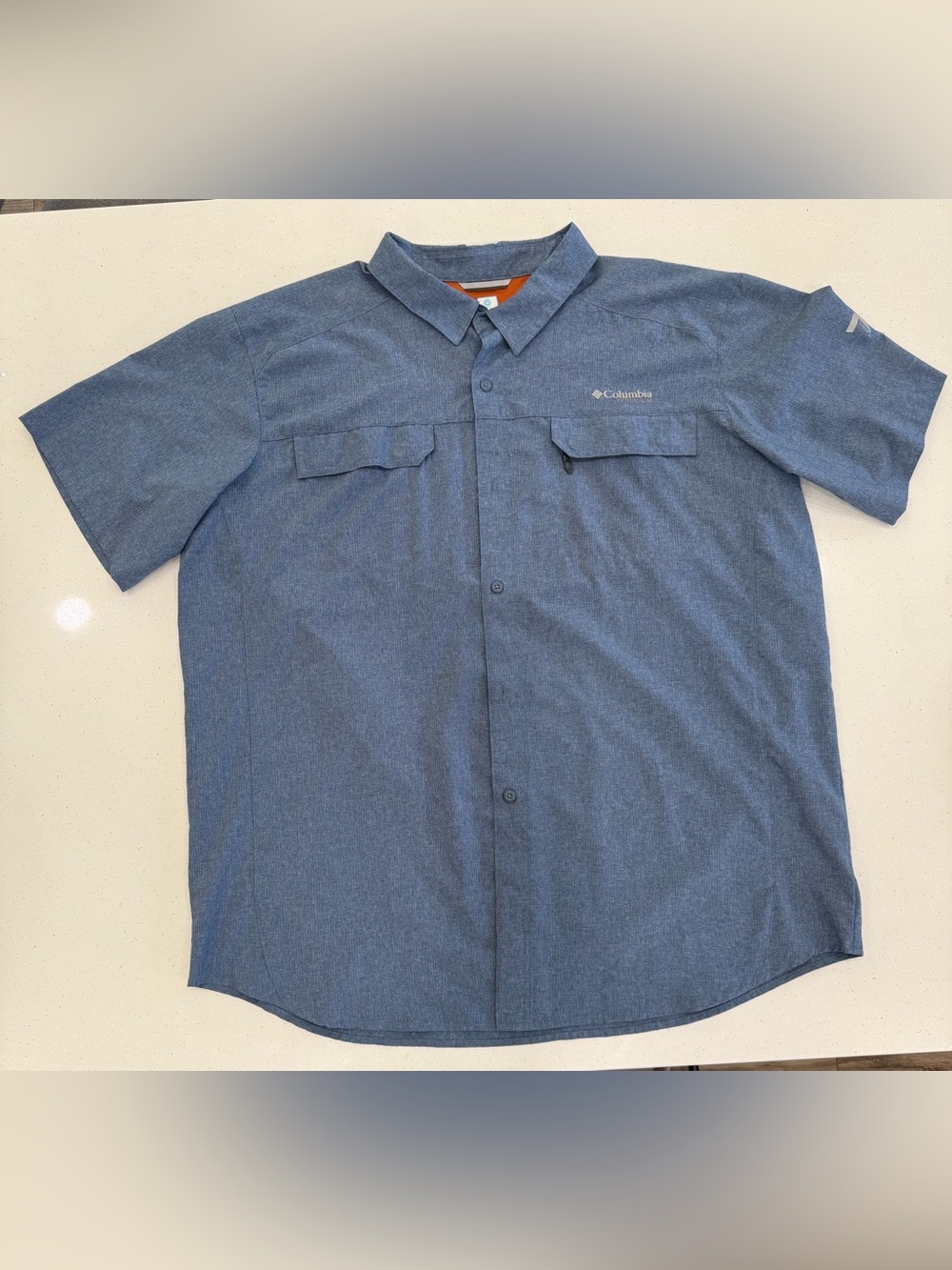 Columbia Titanium Blue Cooling Shirt